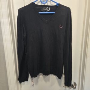 Fred Perry x Raf Simons V-neck sweater Size L